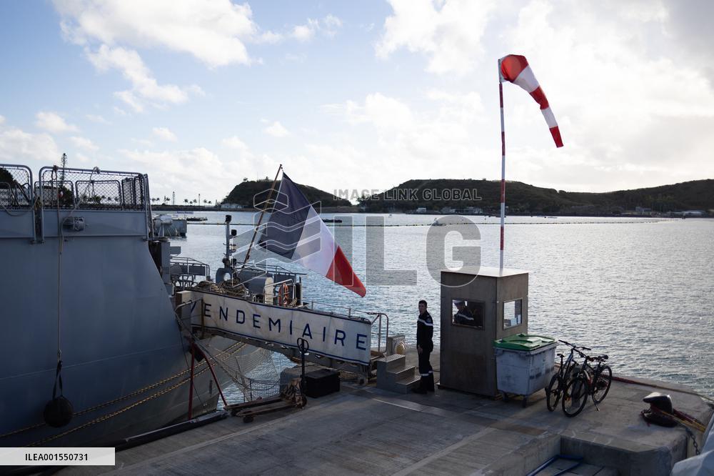 Visit Of The Patrol Vessel Auguste Benebig - New Caledonia