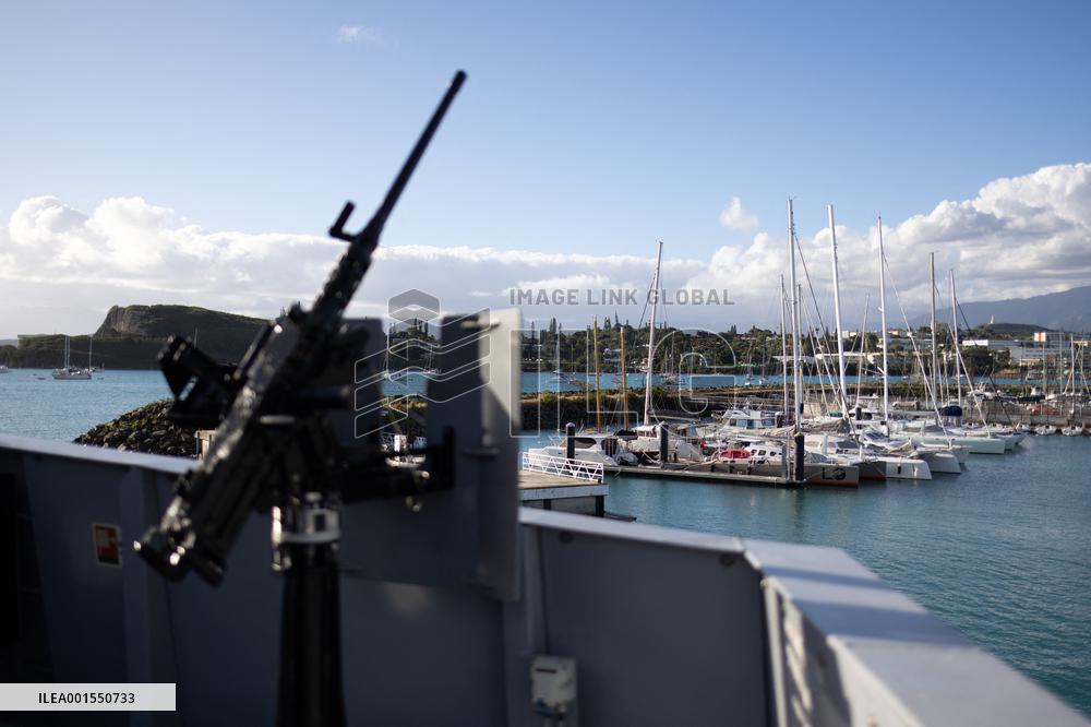 Visit Of The Patrol Vessel Auguste Benebig - New Caledonia