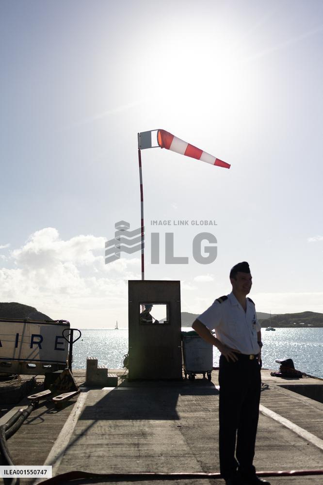 Visit Of The Patrol Vessel Auguste Benebig - New Caledonia