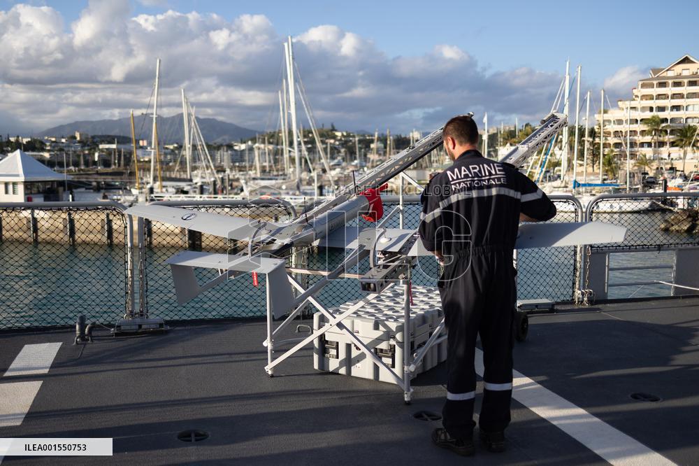 Visit Of The Patrol Vessel Auguste Benebig - New Caledonia