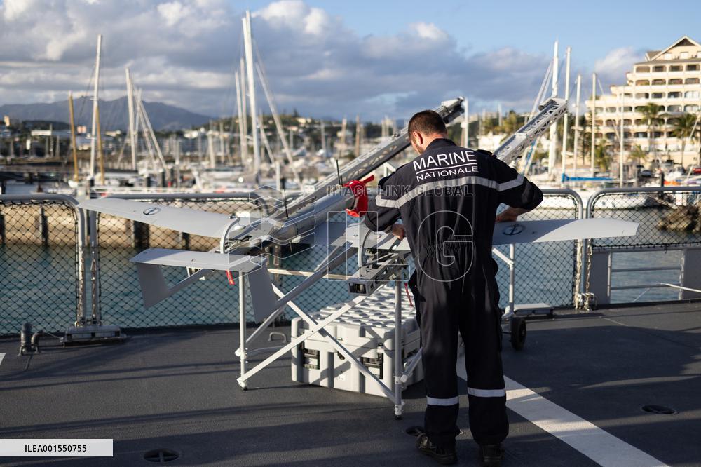 Visit Of The Patrol Vessel Auguste Benebig - New Caledonia
