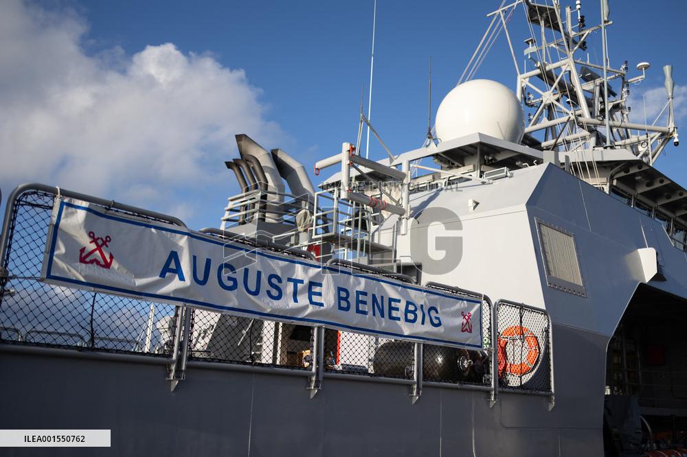 Visit Of The Patrol Vessel Auguste Benebig - New Caledonia