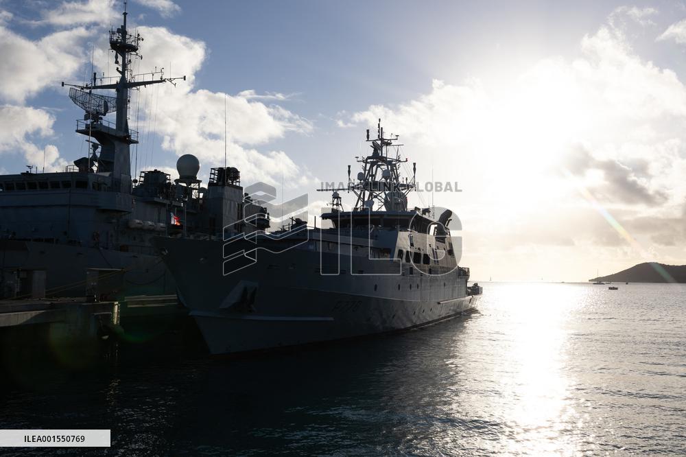 Visit Of The Patrol Vessel Auguste Benebig - New Caledonia