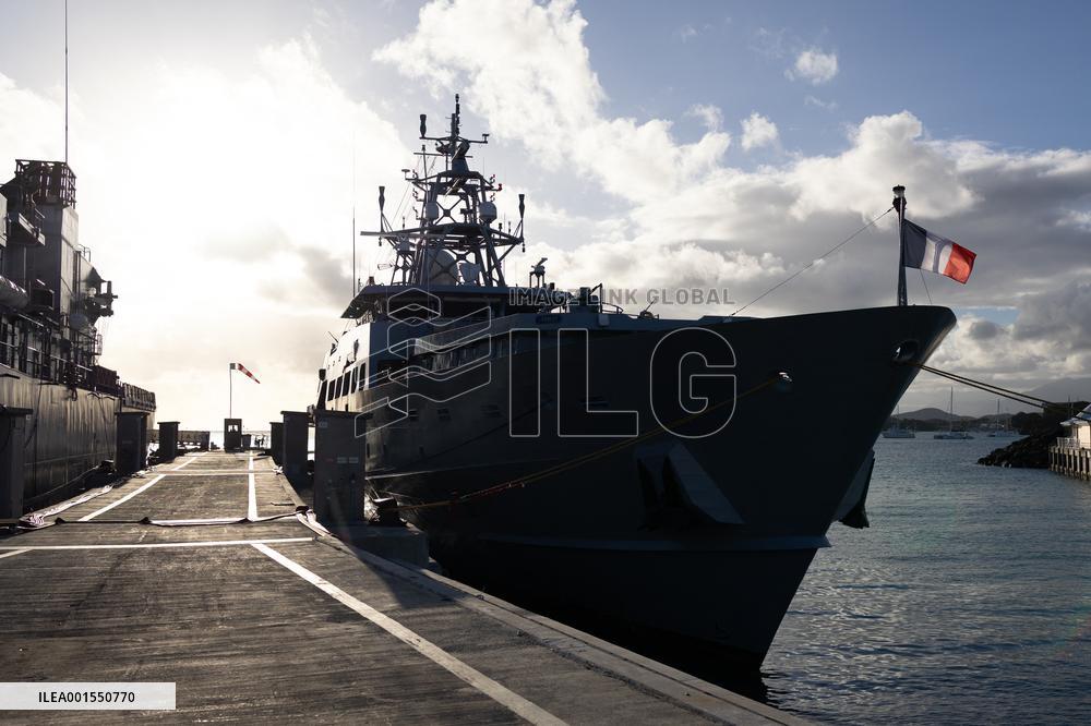 Visit Of The Patrol Vessel Auguste Benebig - New Caledonia