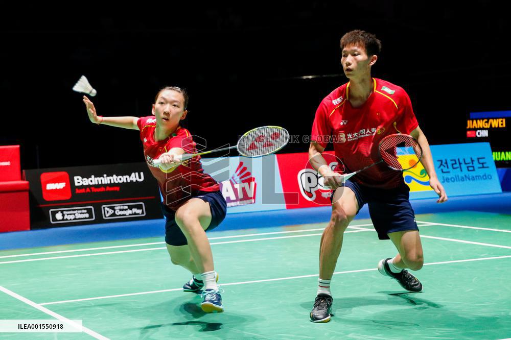 (SP)SOUTH KOREA-YEOSU-BADMINTON-KOREA OPEN-MIXED DOUBLES-FINAL