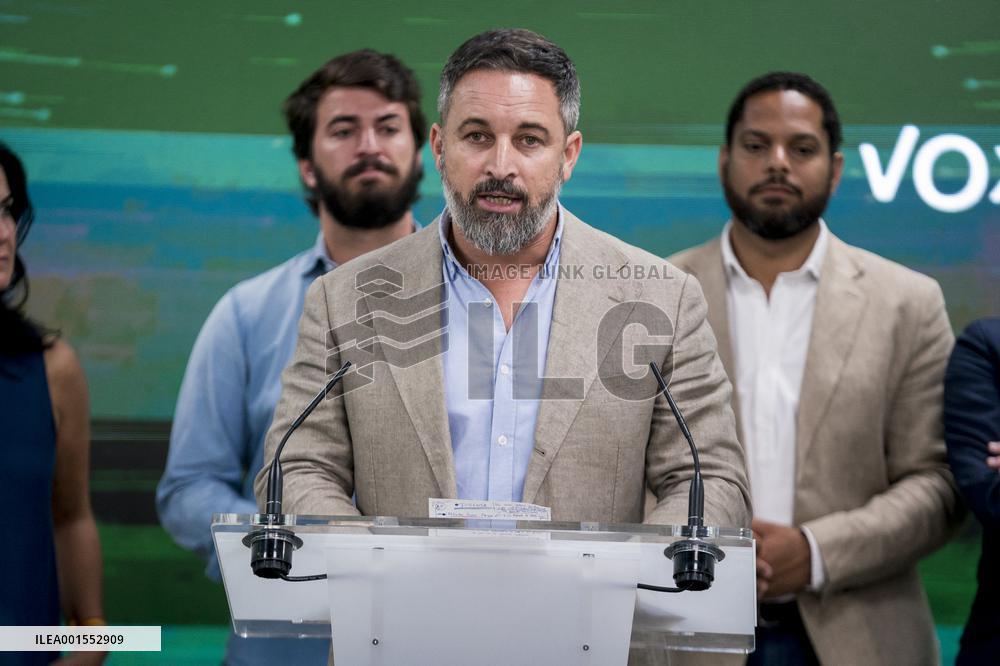 Spain Election - Right-Wing Bloc Falls Short Of Majority - Madrid