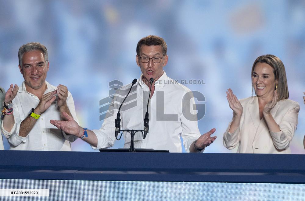 Spain Election - Right-Wing Bloc Falls Short Of Majority - Madrid