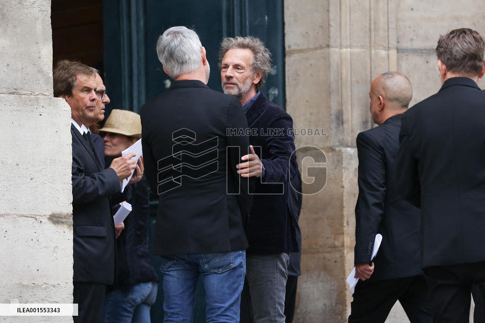 Jane Birkin Funeral - Paris