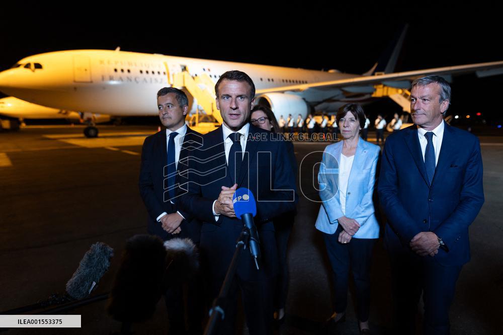 Macron on visit in New Caledonia