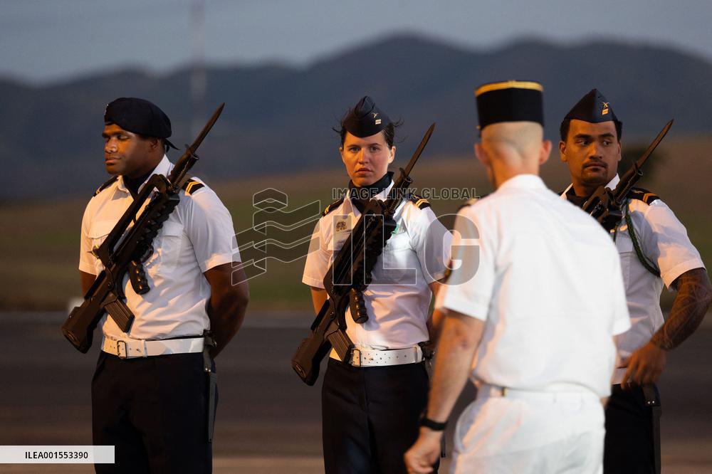 Macron on visit in New Caledonia