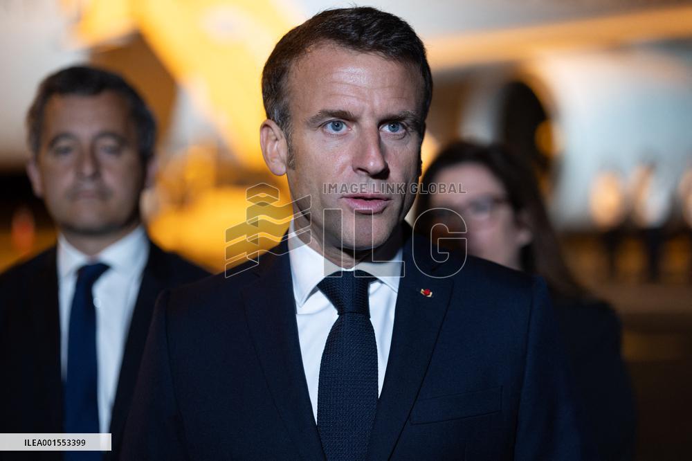 Macron on visit in New Caledonia