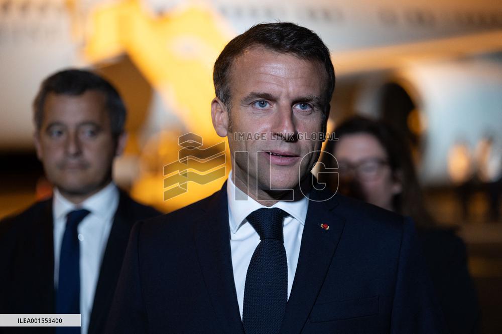 Macron on visit in New Caledonia