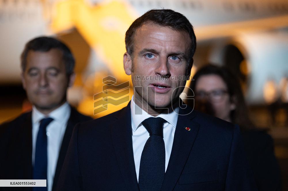 Macron on visit in New Caledonia