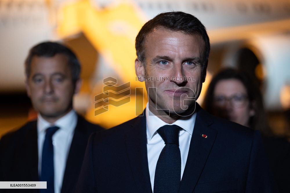 Macron on visit in New Caledonia