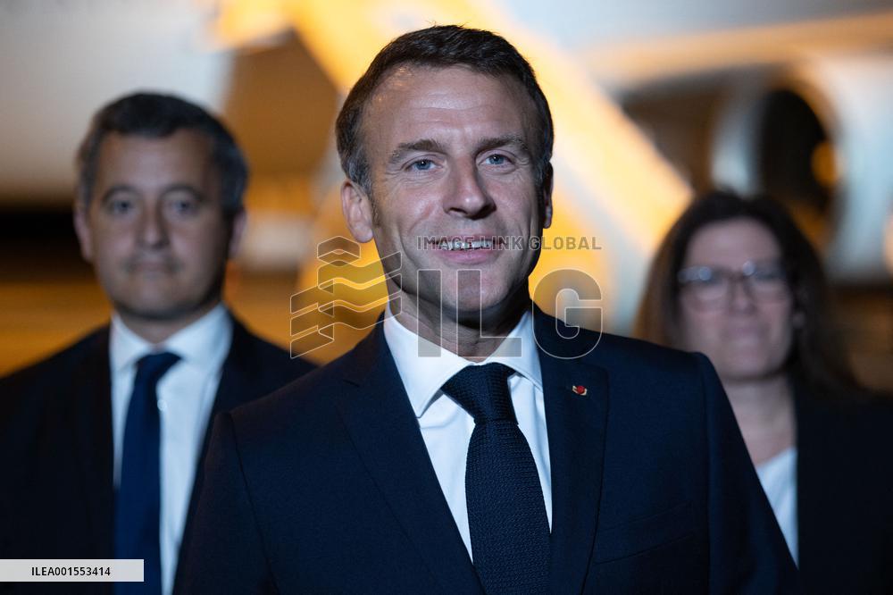 Macron on visit in New Caledonia