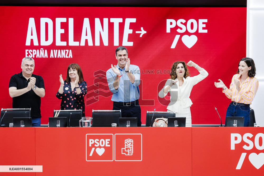 PSOE's Executive Committee Meeting After The Elections - Madrid