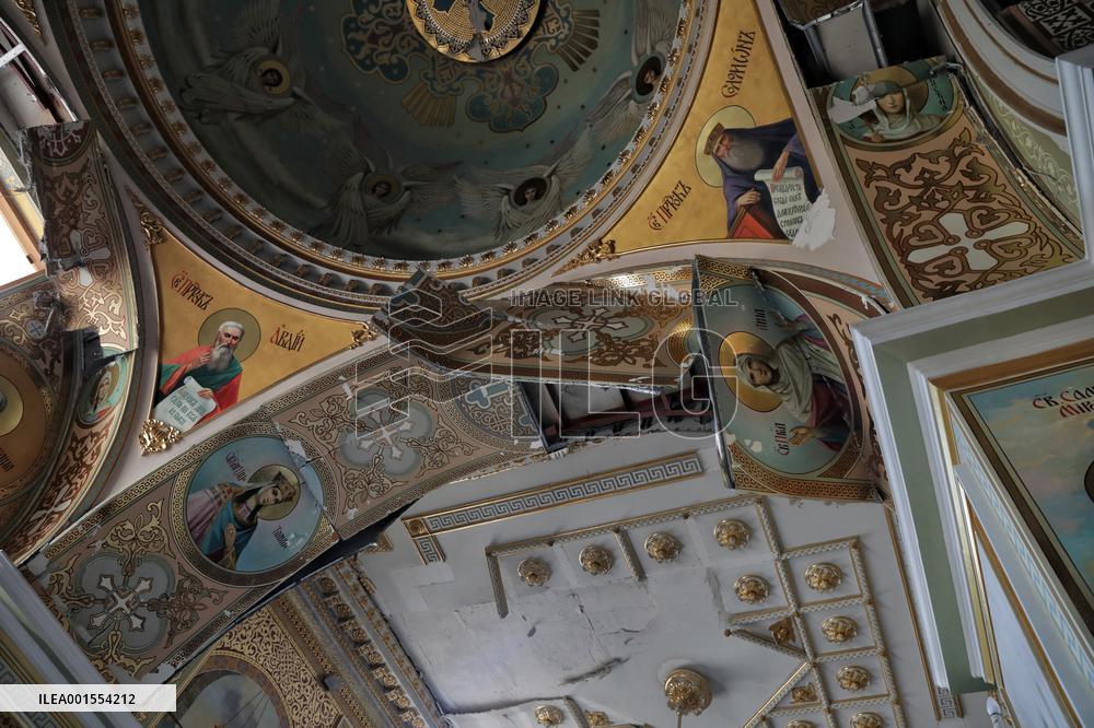 Russians attack Transfiguration Cathedral in Odesa