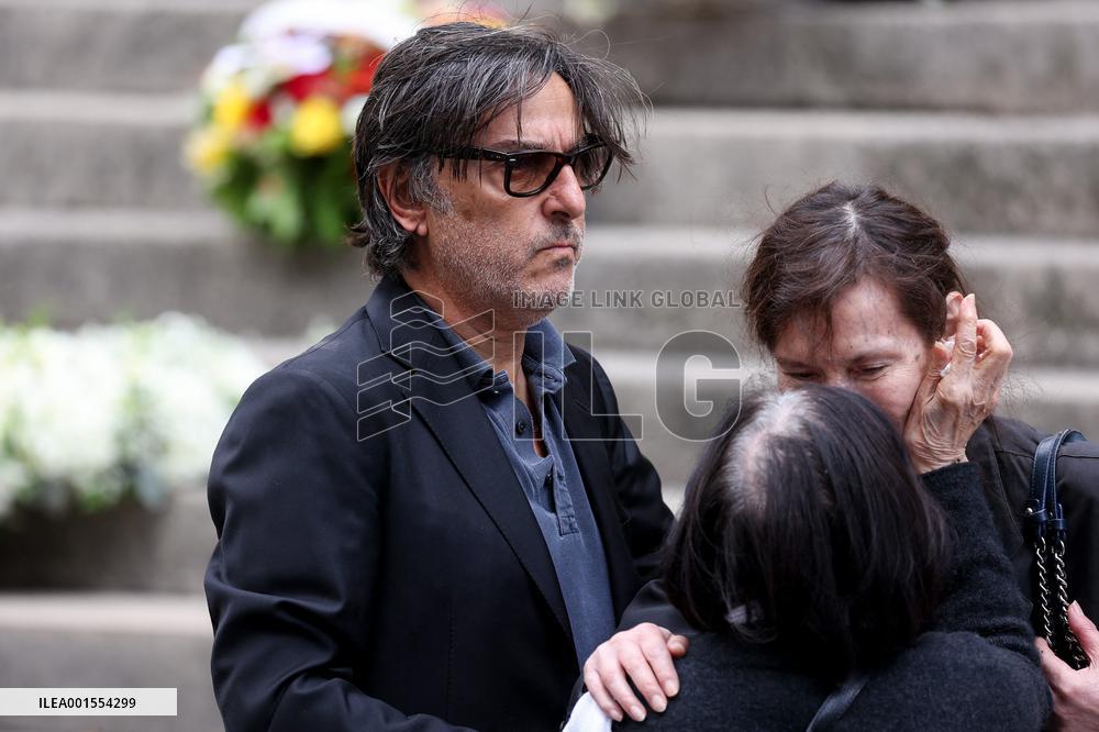 Jane Birkin Funeral - Paris