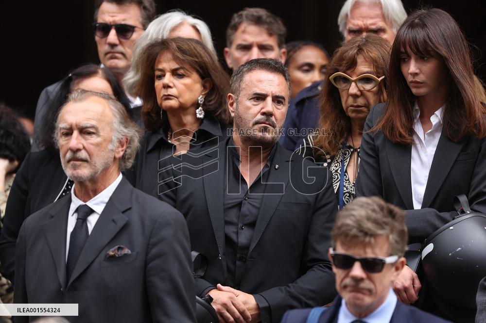 Jane Birkin Funeral - Paris