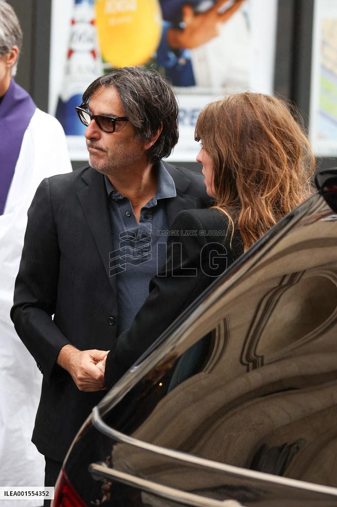 Jane Birkin Funeral - Paris
