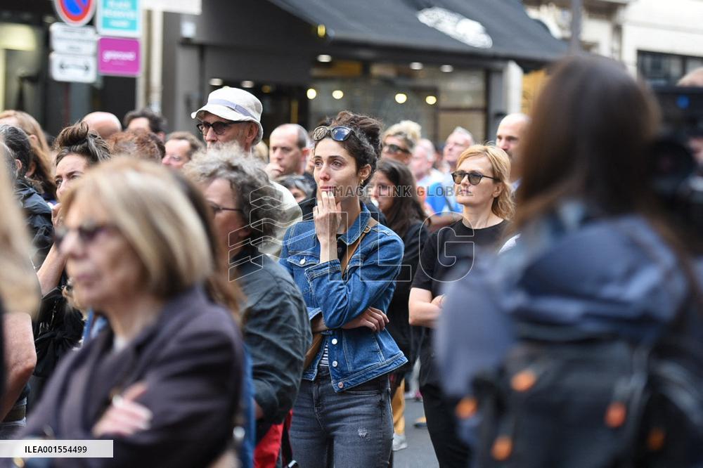 Jane Birkin Funeral - Paris