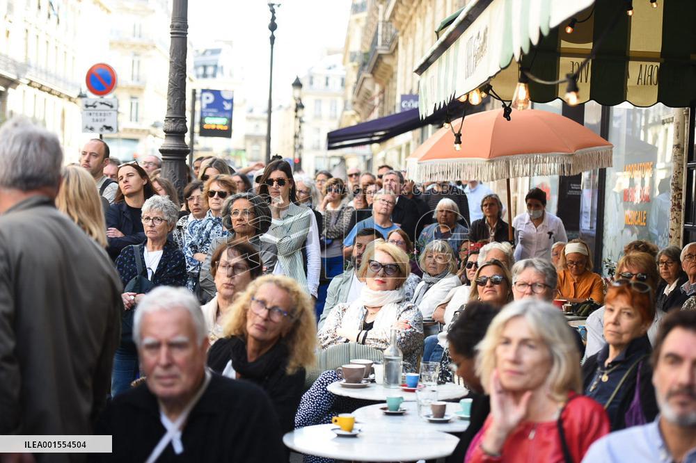 Jane Birkin Funeral - Paris