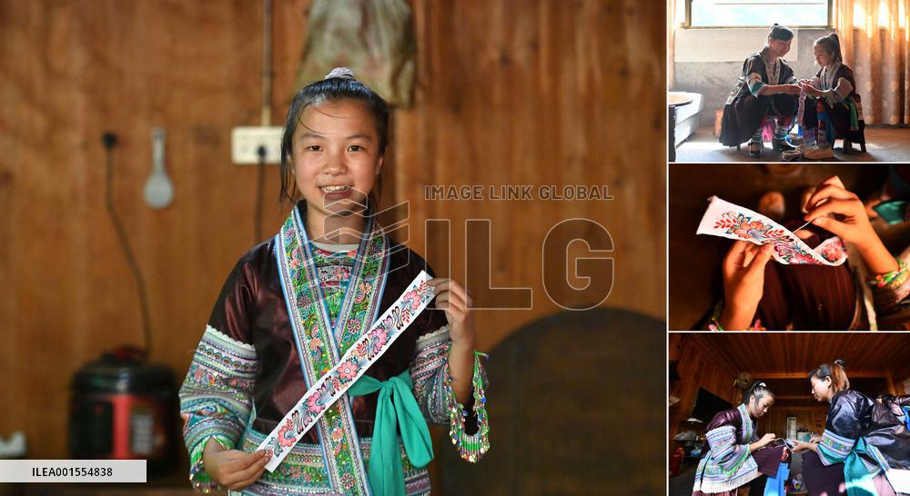 CHINA-GUANGXI-SUMMER VACATION-INTANGIBLE CULTURE HERITAGE (CN)