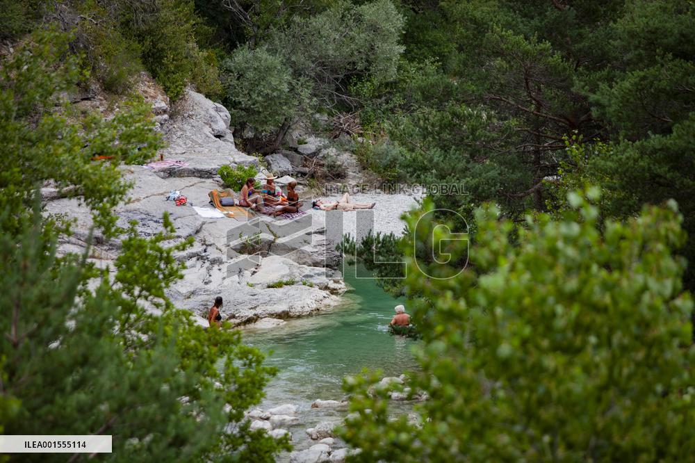 The Gorges Of The Meouge - France