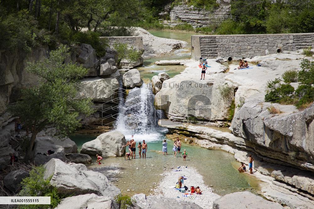 The Gorges Of The Meouge - France