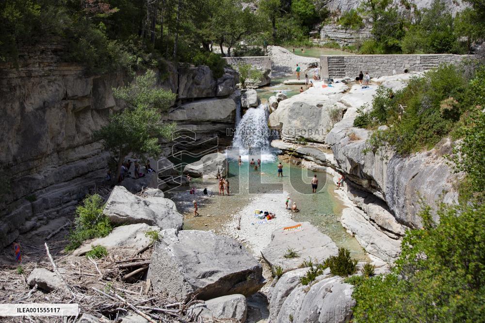 The Gorges Of The Meouge - France