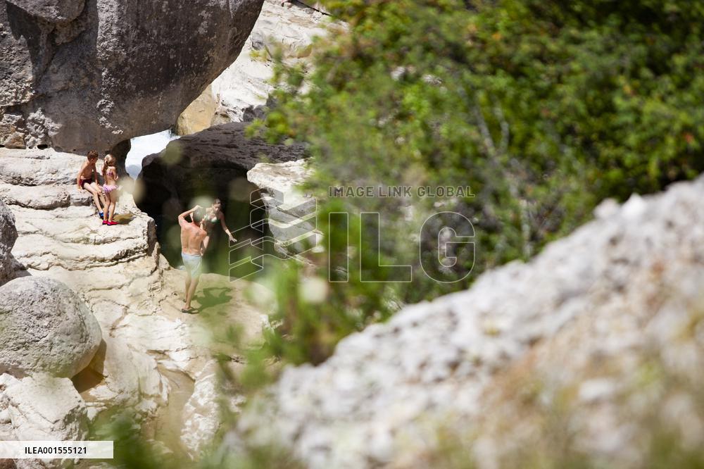 The Gorges Of The Meouge - France