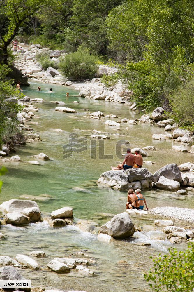 The Gorges Of The Meouge - France