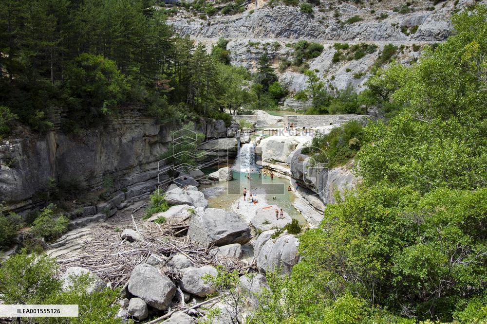 The Gorges Of The Meouge - France