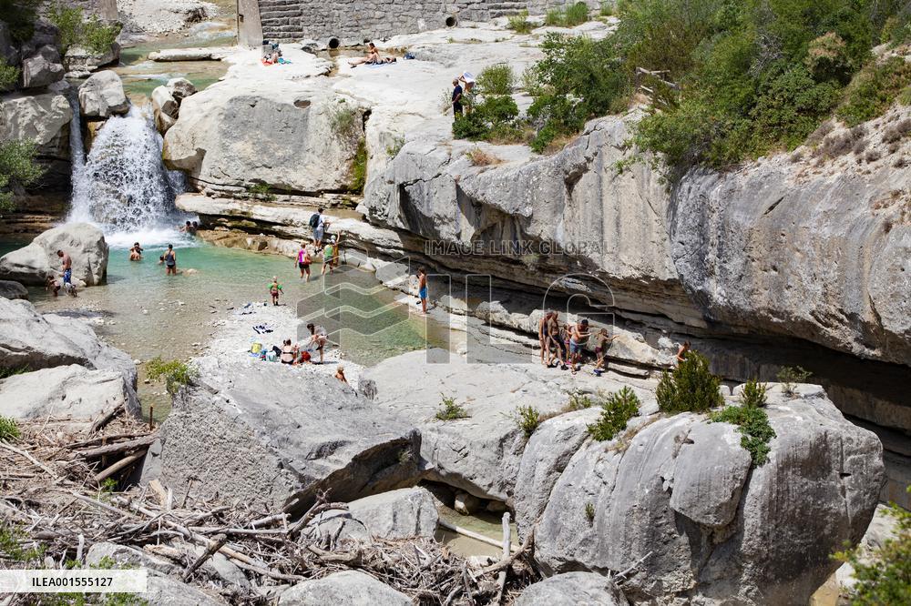 The Gorges Of The Meouge - France