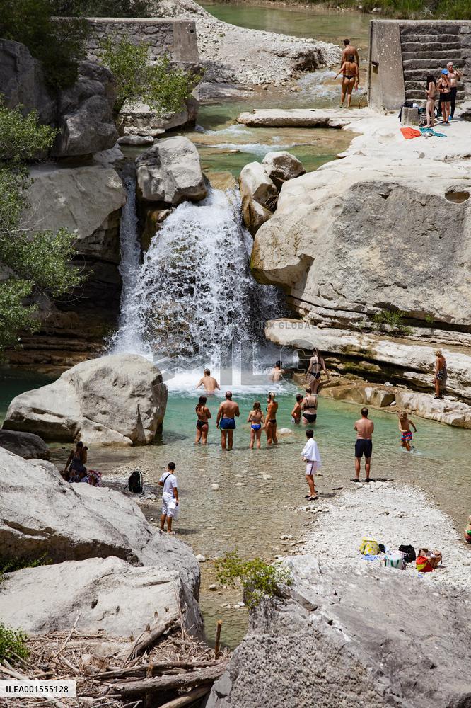 The Gorges Of The Meouge - France