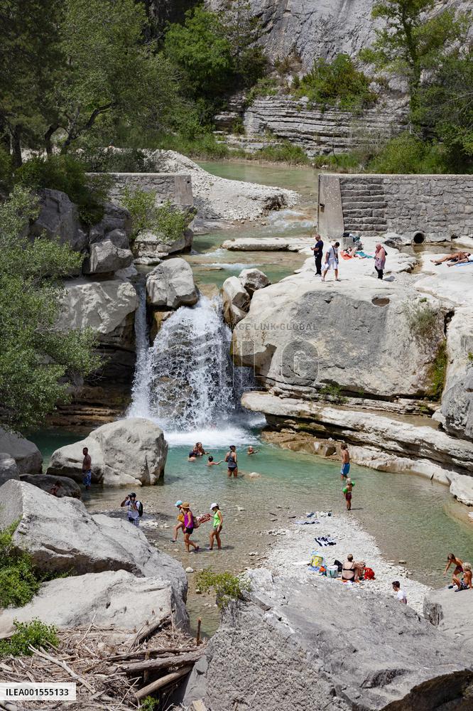 The Gorges Of The Meouge - France