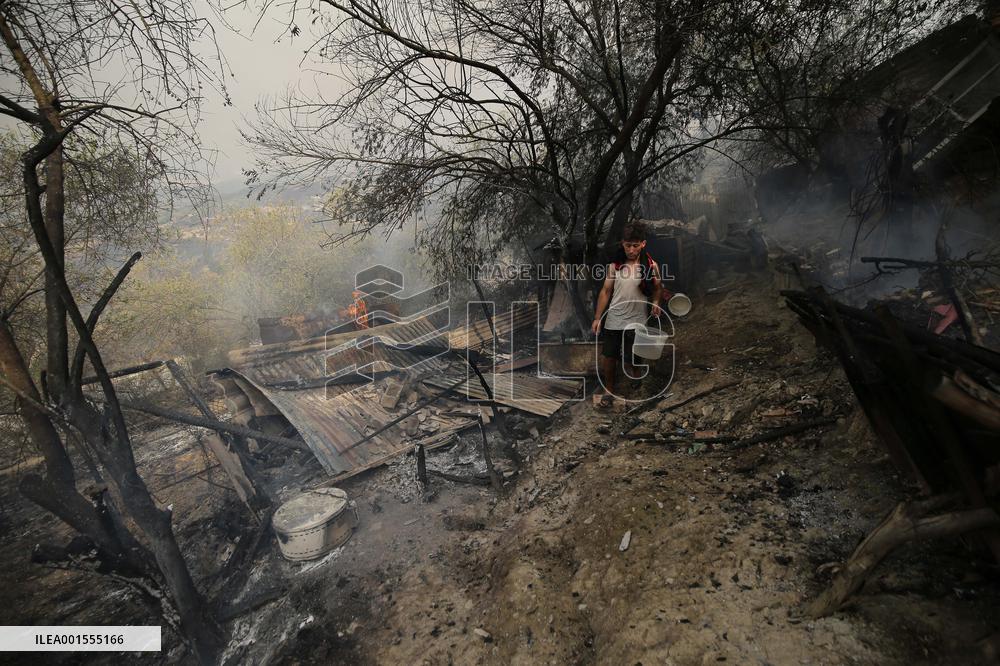 ALGERIA-BOUIRA-WILDFIRES-DEATH TOLL
