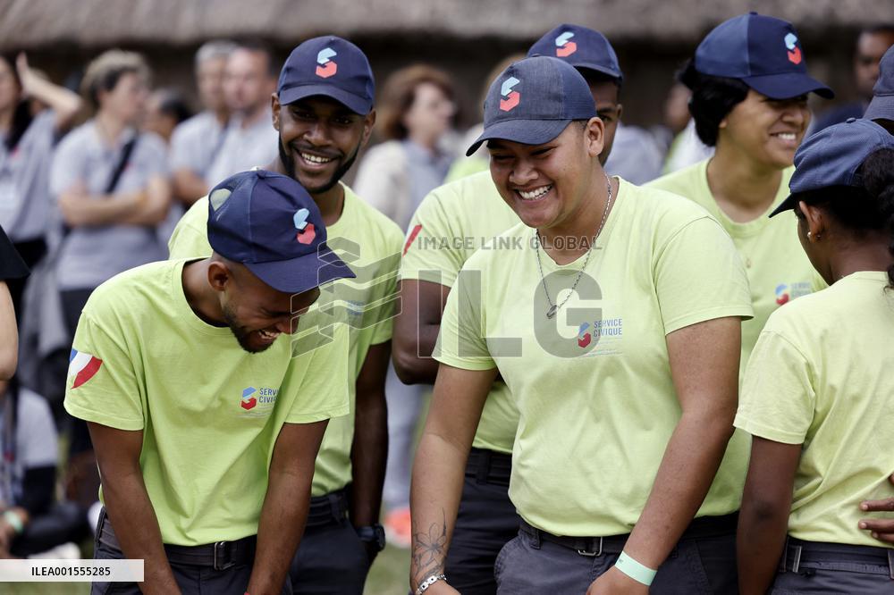 Macron Visits New Caledonia
