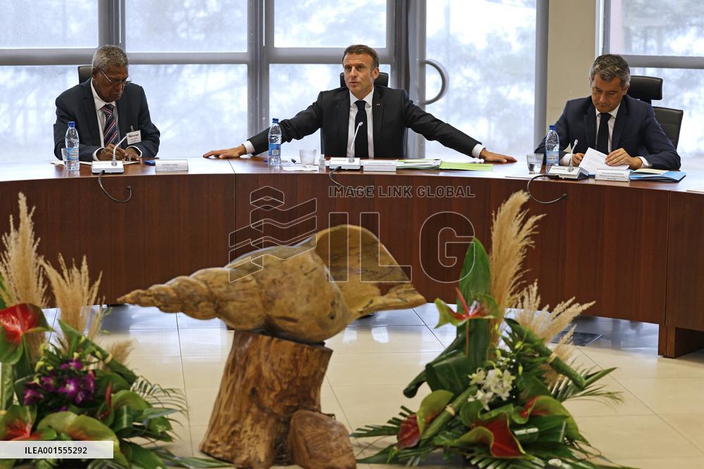 Macron Visits New Caledonia