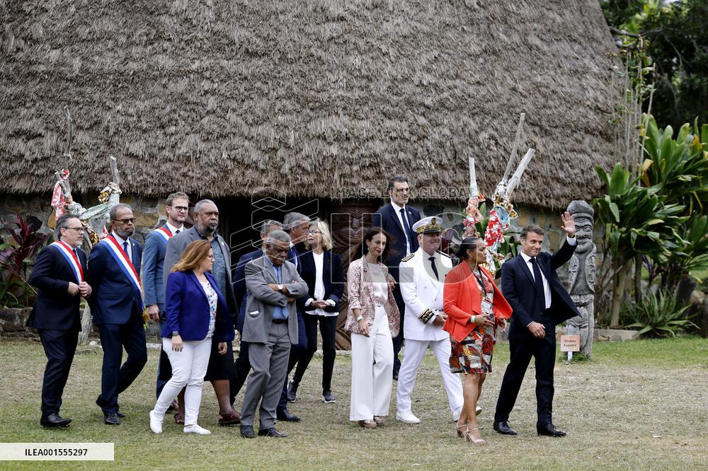 Macron Visits New Caledonia