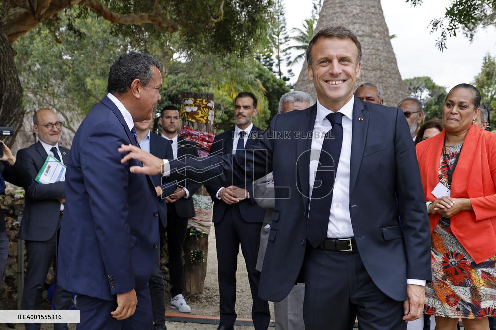 Macron Visits New Caledonia
