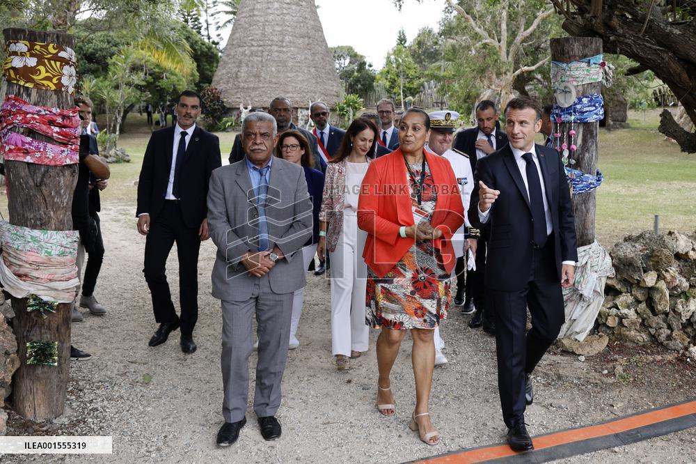 Macron Visits New Caledonia