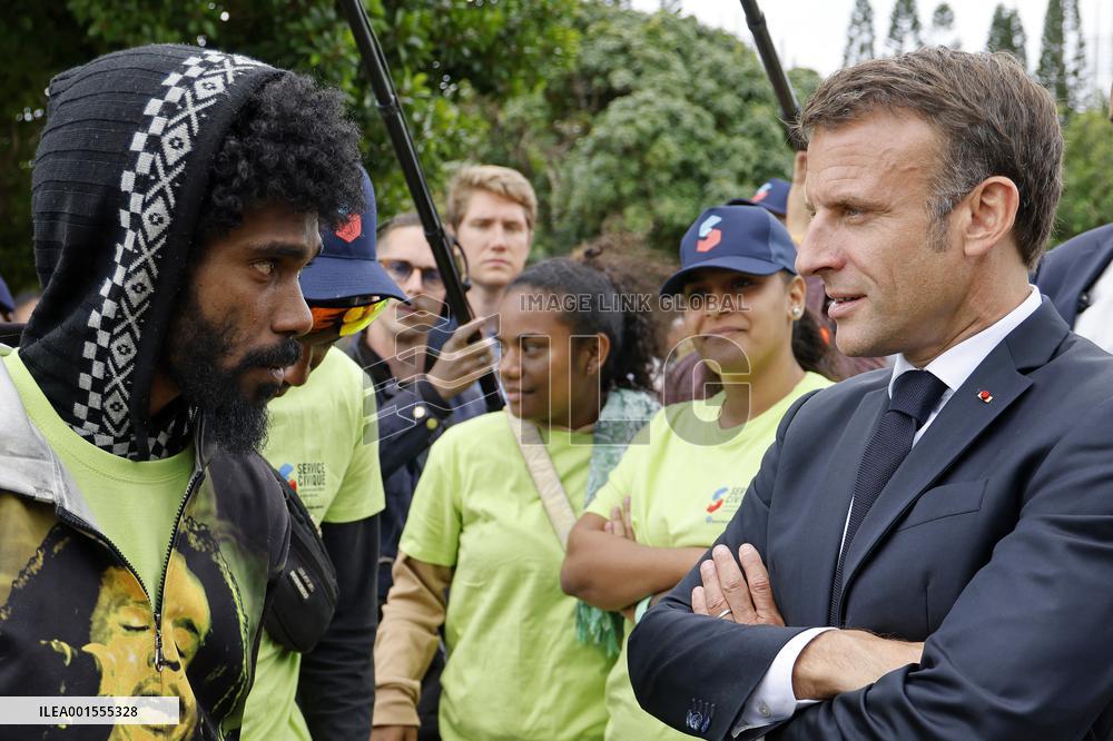 Macron Visits New Caledonia