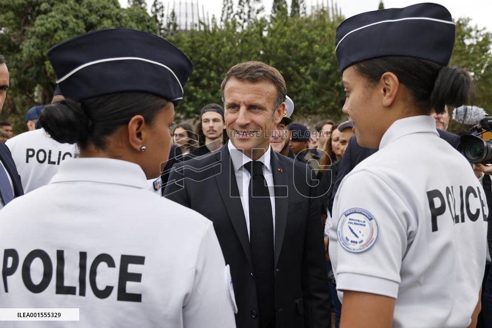 Macron Visits New Caledonia