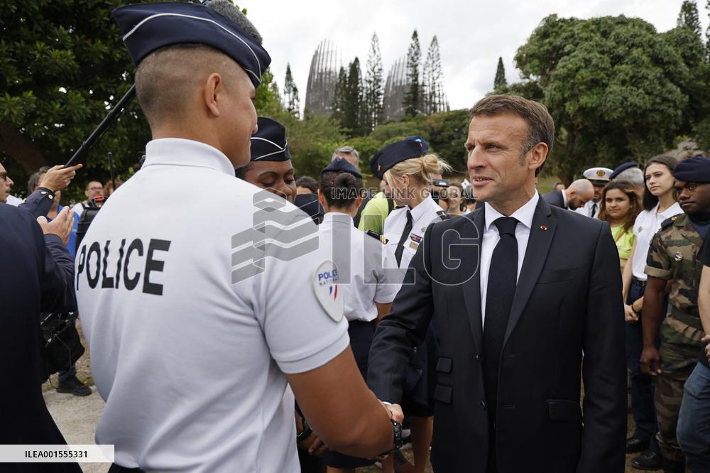 Macron Visits New Caledonia