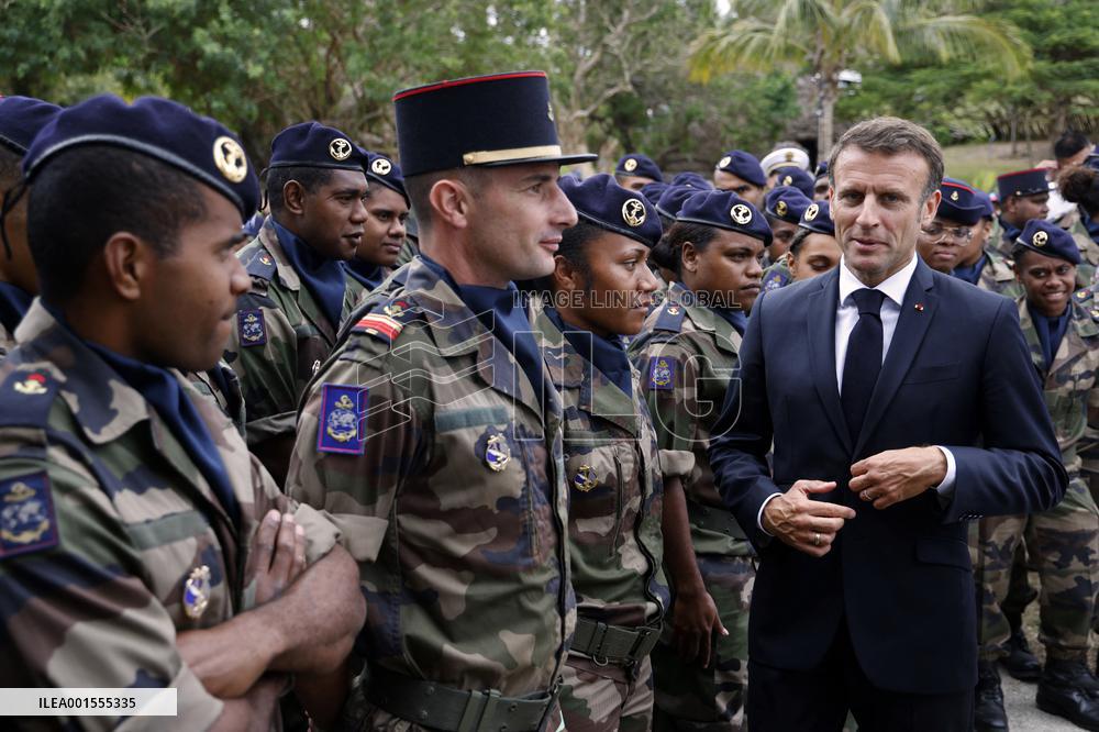Macron Visits New Caledonia
