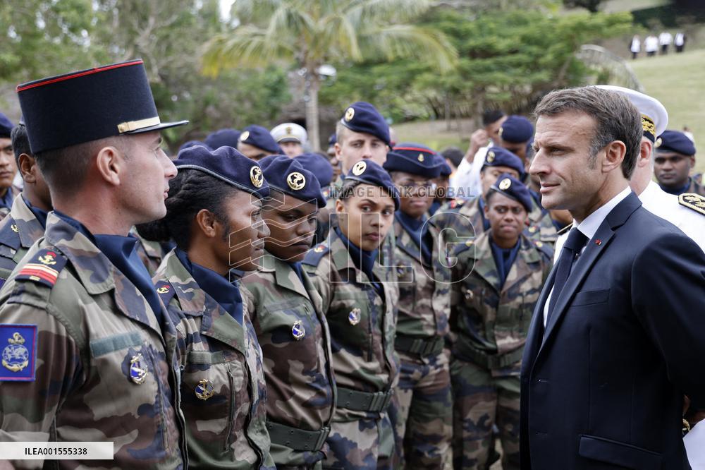 Macron Visits New Caledonia