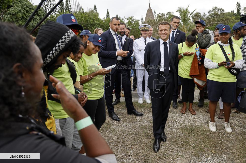 Macron Visits New Caledonia