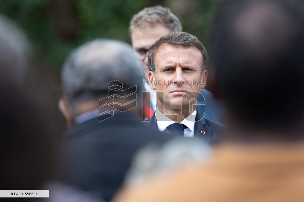 Customary Ceremony In Honour Of President Macron - New Caledonia