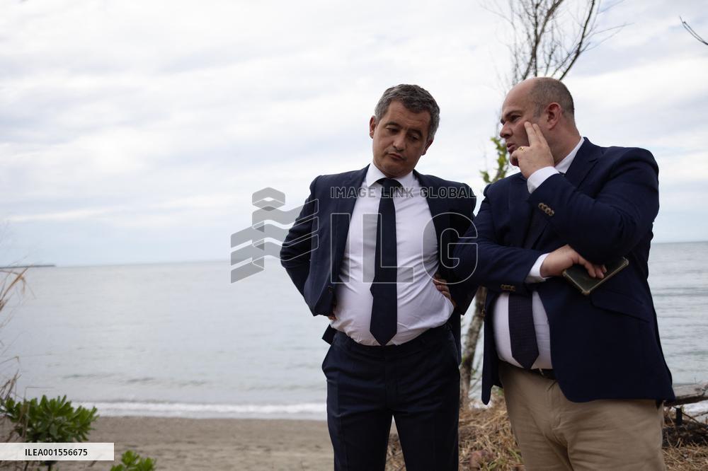 President Macron Meets With People About Climate Change Effects - New Caledonia